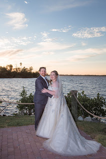 bride and groom portrait