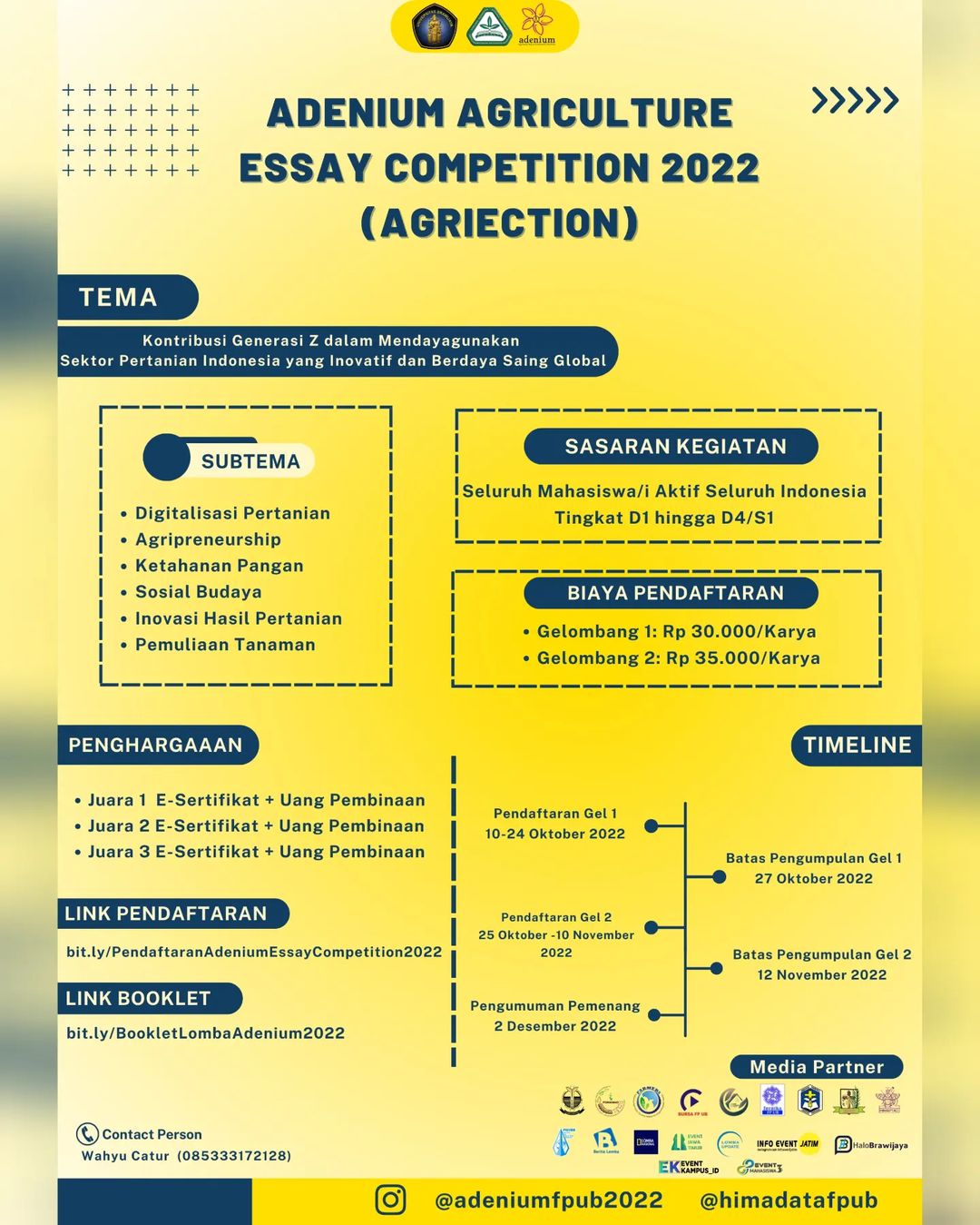 Adenium Agriculture Essay Competition AGRIECTION 2022