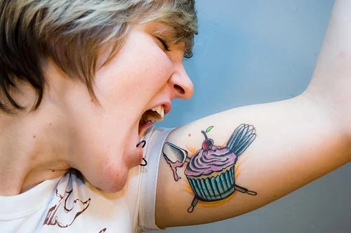 tatuajes de cupcakes