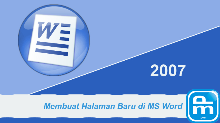 cara membuat halaman baru di word