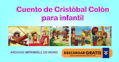 Cuento de Cristóbal Colón para infantil 