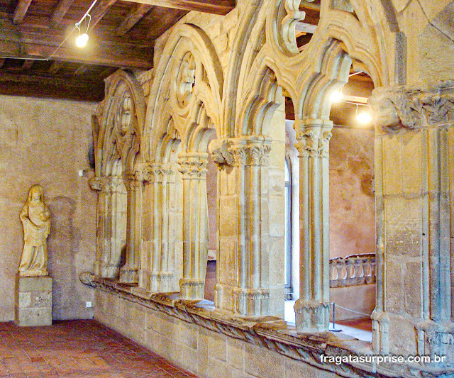 Interior do castelo de Carcassonne