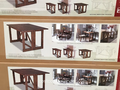 Costco 639057 - Use the Klaussner Multifunctional Table as a desk, dining table, console table, etc.