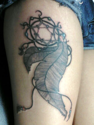 dream catcher tattoo