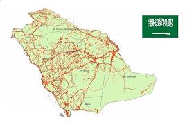 خرائط رقمية للمملكة العربية السعودية Format Shapefile Geographie Amenagement