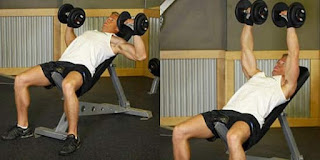 INCLINE DUMBBELL PRESS