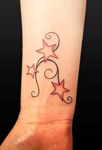 Reflecting hope, freedom, and divine power, tribal star tattoo ignites