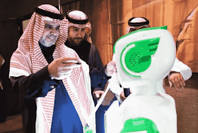 SAUDI ARABIA HIRES ITS FIRST ROBOT EMPLOYEE