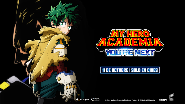 Crunchyroll anuncia el estreno My Hero Academia: You’re Next, en cines el 11 de octubre