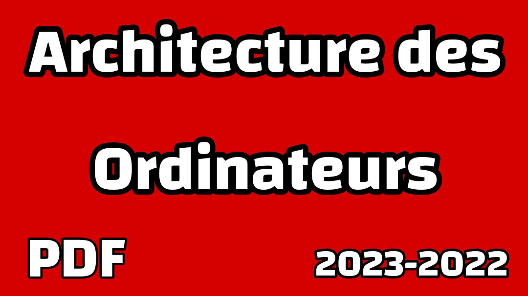 Résumé Architecture des Ordinateurs PDF