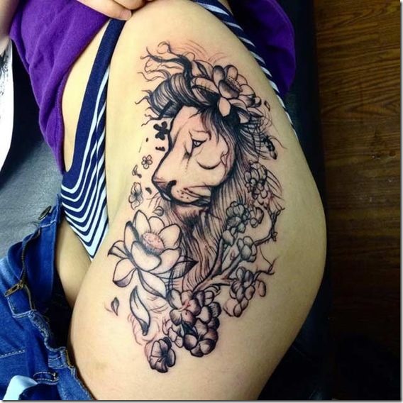 lion_de_la_hanche_tatouage