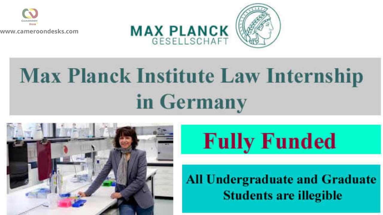Max Planck Institute Law Internship in Germany 2024