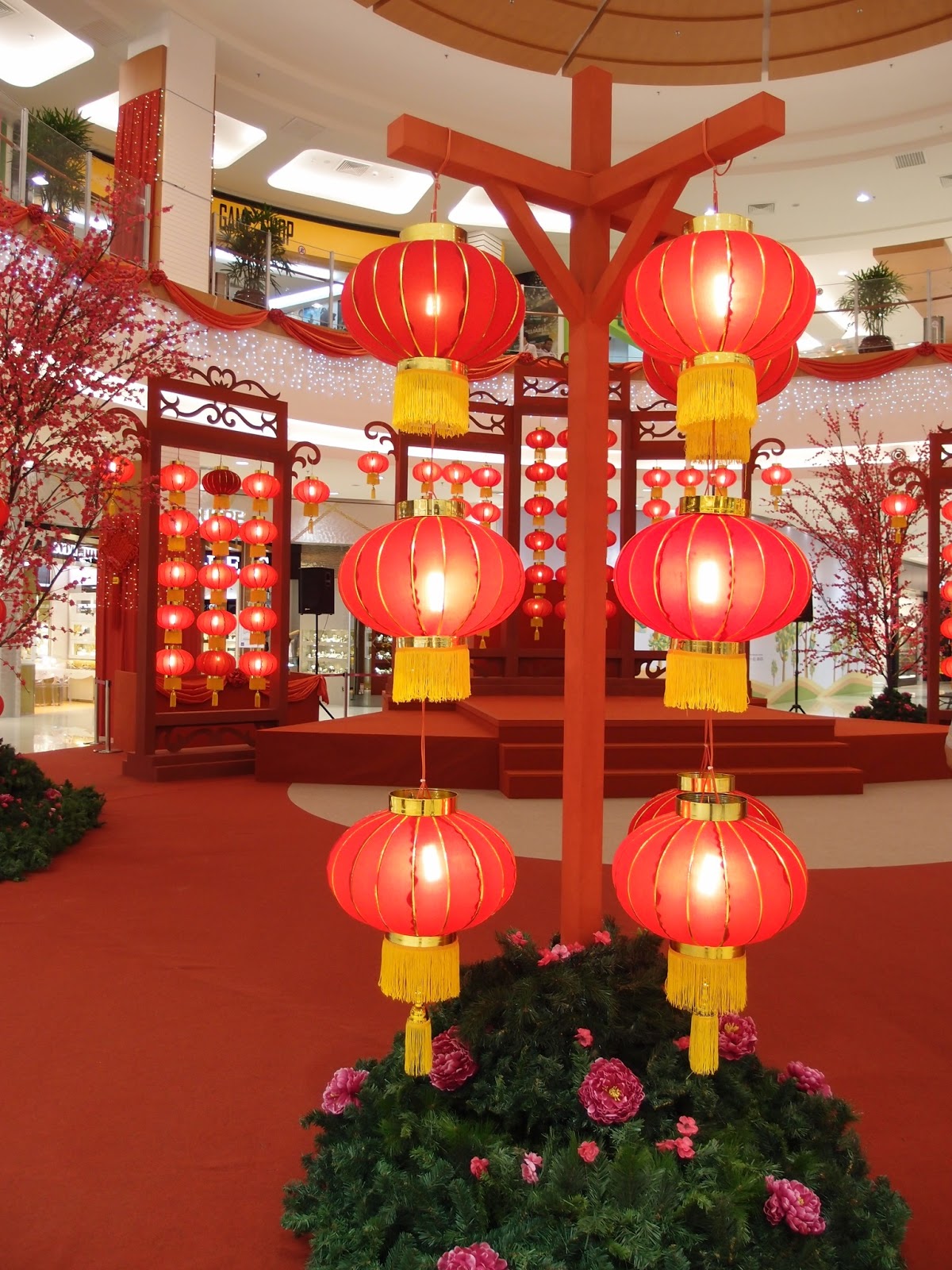 Xing Fu CHINESE  NEW  YEAR  DECORATIONS  AT AEON SITIAWAN