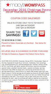 Free Printable Macy's Coupons