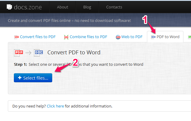 Convert PDF to Word