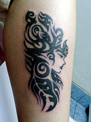 Foot Tribal Tattoo Designs For Man