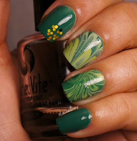 NailaDay: Sinful Colors Envy St. Paddy's Watermarble