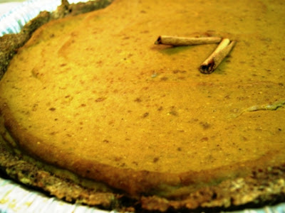 Gluten Free Dairy Free low carb Harvest Pumpkin Pie