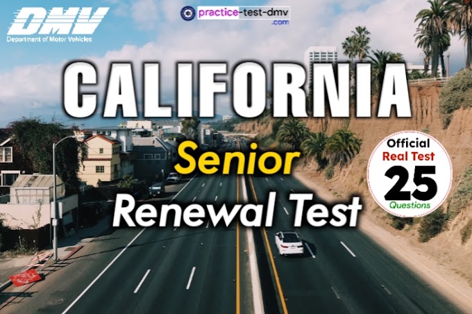 DMV Senior Written Test 2024 | DMV Renewal Test For Seniors 2024 CALIFORNIA - Diagnostic Test 1