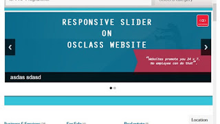 How to add a responsive slider on OSCLASS website (using contributed OSCLASS Slider plugin)?