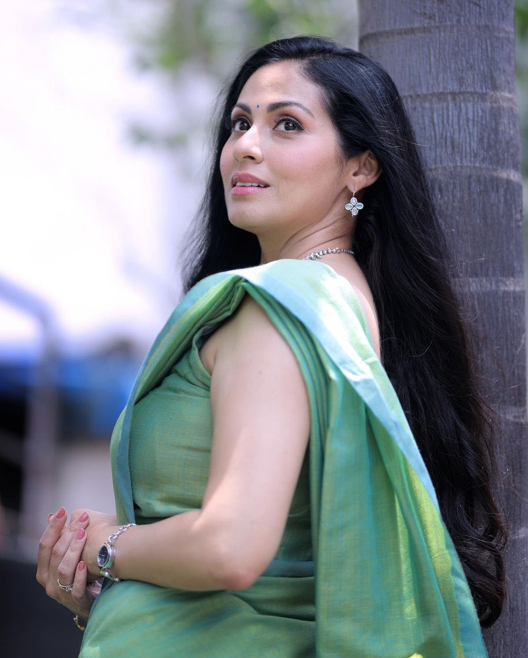 Actress Sadha Traditional looks in Saree photoshoot Stills