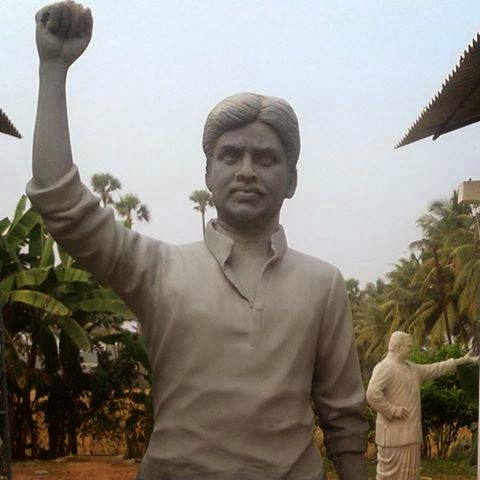 Statue of Power Star Pawan Kalayan