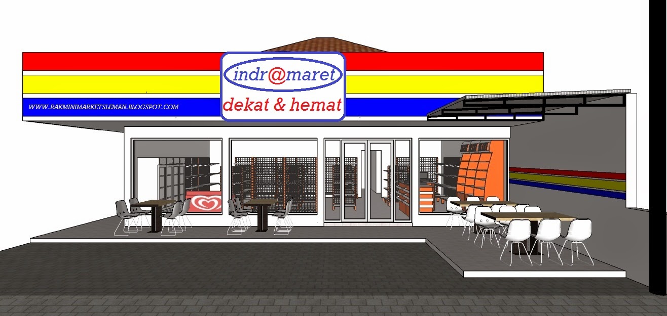  RAK  MINIMARKET  CONTOH  DESAIN MM MODERN