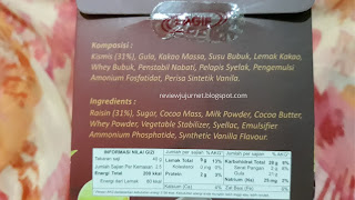 Cokelat Susu Isi Kismis