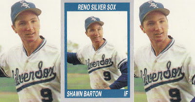 Shawn Barton 1990 Reno Silver Sox card