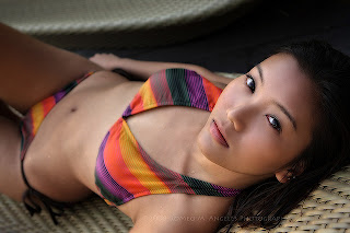 Mable Soe Burmese Model In Singapore Sexy Vibrant swimsuit 14