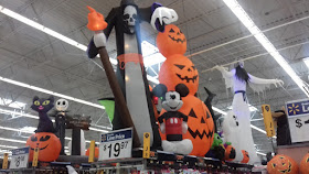 Halloween decorations at Walmart