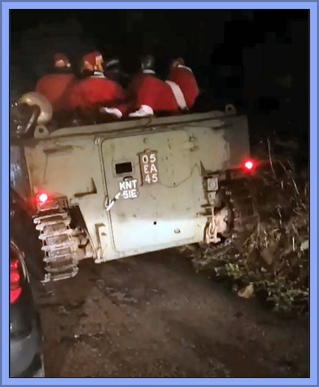 Santa's Personnel Carrier Eventually Was Freed