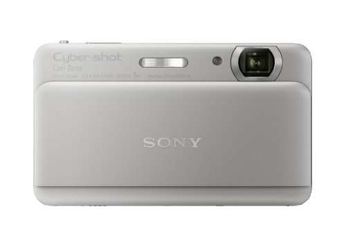 Sony Cyber-shot DSC-TX55 16.2 MP Slim Digital Camera with 5x Optical Zoom and 3.3-Inch OLED touch screen (Silver)