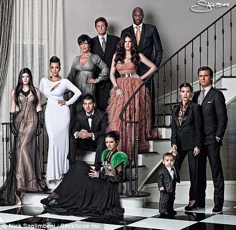 kardashian christmas card. How is that a Christmas card?