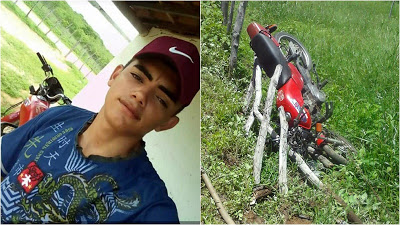 Vítima de acidente de moto na zona rural de Santa Quitéria morre em Sobral