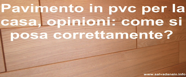 pavimento in pvc opinioni