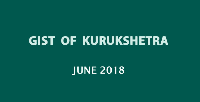 GIST of Kurukshetra June 2018 PDF