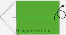 Bước 2: Lật mặt đằng sau ra đằng trước.