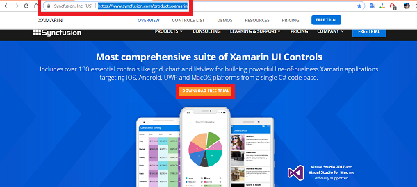 Install and Configure Syncfusion Essential Studio for Xamarin in Visual Studio 2017