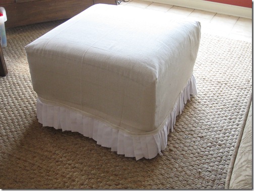 slipcovered ottoman 006