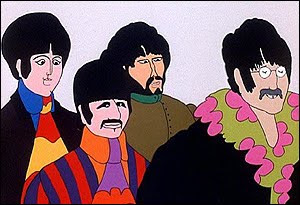 Beatles, John Lennon, Paul McCartney, George Harrison, Ringo Starr, Beatles History, Psychedelic Art, Beatles Psychedelic, Yellow Submarine