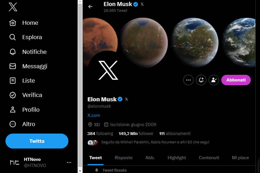 Elon Musk avvia il rebranding di Twitter in X