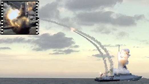 Russian Kalibr Cruise Missile Successfully Destroys Ukraine's Largest Oil Base