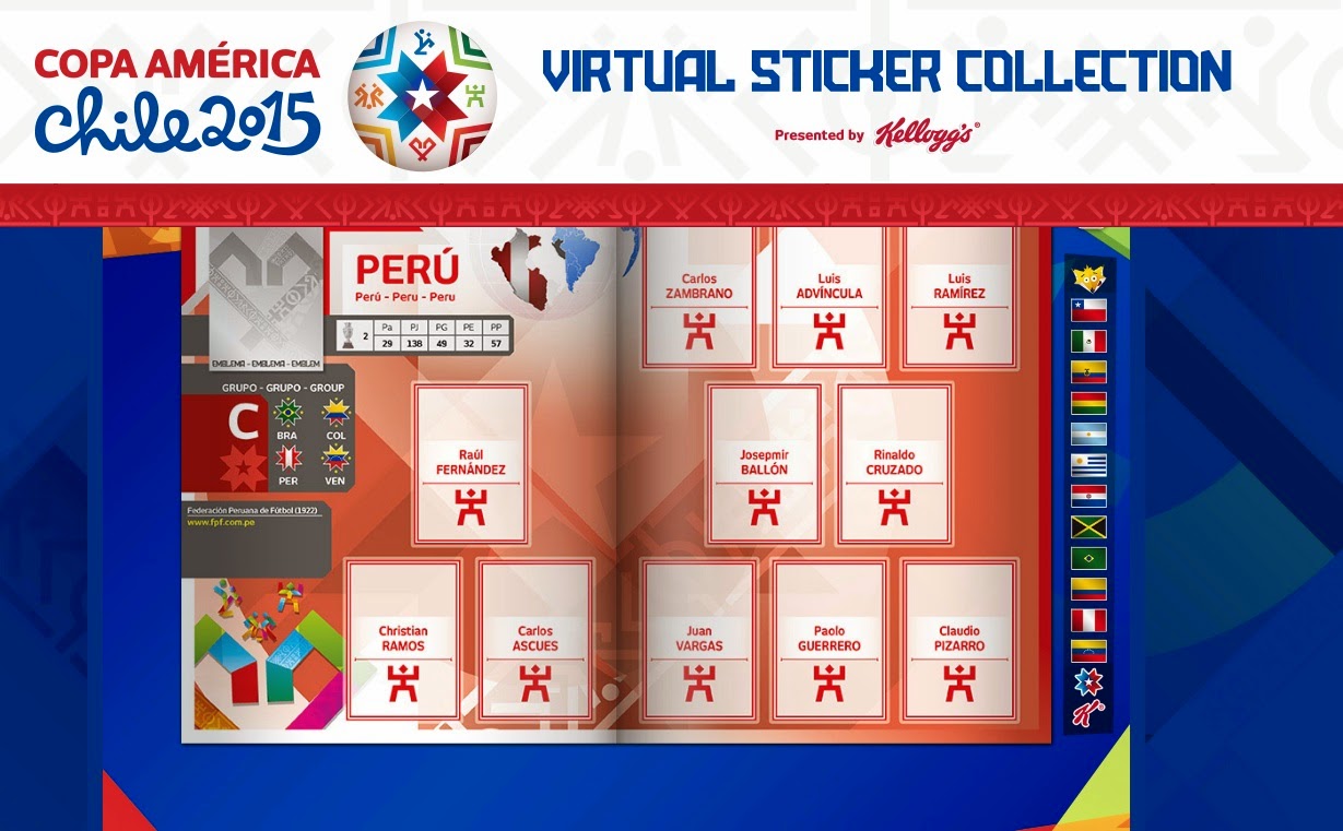 Disponible el Album virtual de la Copa América 2015 (iOS y ...