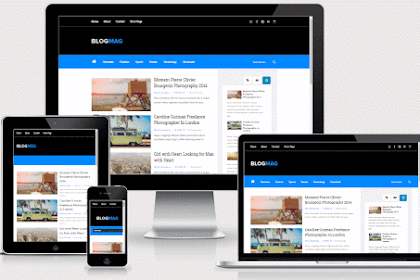 Blogmag - Responsive Clean News/Magazine Blogger Template