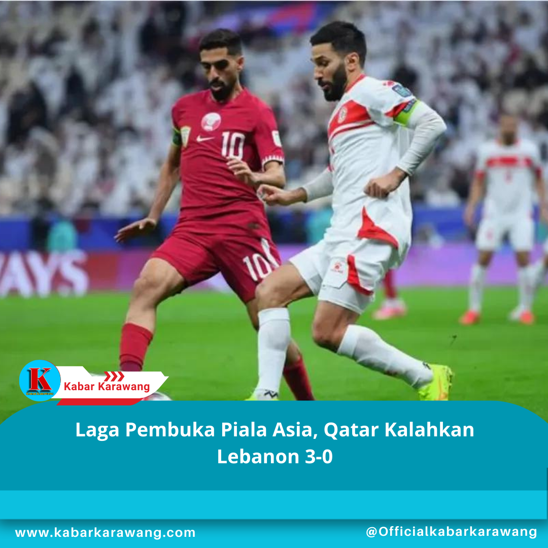 Laga Pembuka Piala Asia, Qatar Kalahkan Lebanon 3-0