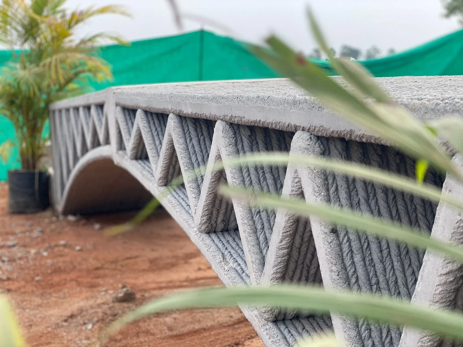 India’s 1st Prototype Bridge Using Indigenous 3D Printing Technology Developed By Simpliforge Creations and IIT Hyderabad