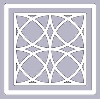 tile free paper cutting pattern