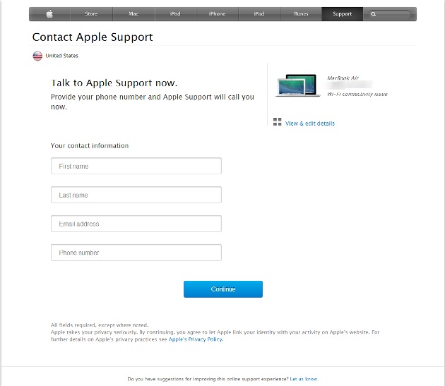 Share Screen with Apple Support Solving Mac Problem