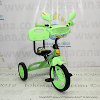 Sepeda Roda Tiga BMX PMB 920 Safari Musik Sandaran Green